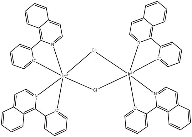 [(pq)2IrCl]2, 435294-69-2, 结构式