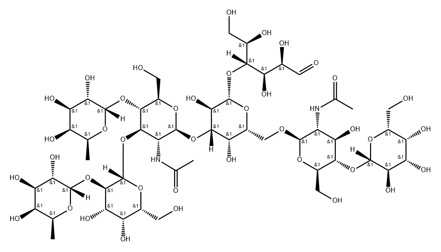 Difucosyllacto-N-hexaose c Struktur