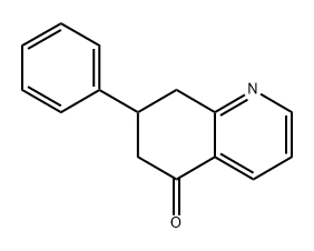 7-phenyl-7,8-dihydroquinolin-5(6H)-one 化学構造式