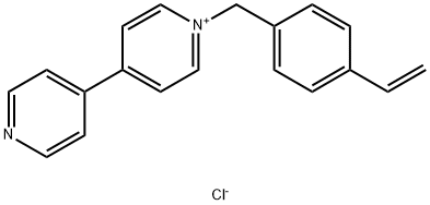 1-[(4-乙烯基苯基)甲基]- 4,4′-联吡啶氯化物(1:1), 445235-36-9, 结构式