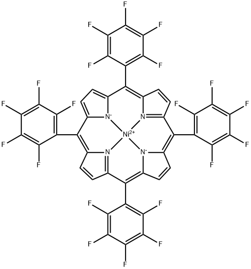 Ni(II) meso-Tetra(pentafluorophenyl) porphine,445487-66-1,结构式