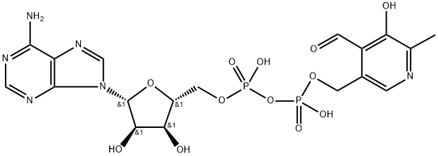 pyridoxal 5'-diphospho-5'-adenosine 结构式