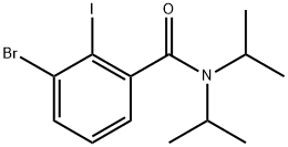 3-bromo-2-iodo-N,N-diisopropylbenzamide 化学構造式