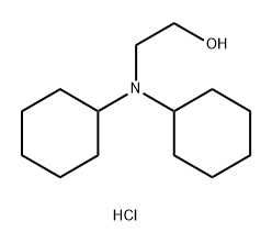 2-(dicyclohexylamino)ethanol hydrochloride,4535-74-4,结构式