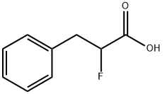 Benzenepropanoic acid, α-fluoro- Struktur