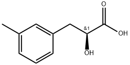 (S)-2-羟基-3-(3-甲基苯基)-丙酸 结构式