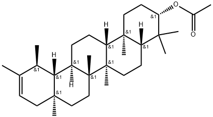 伪蒲公英甾醇乙酸酯,4586-65-6,结构式