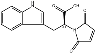 N-MALEONYL-(S)-TRYPTOPHANE 化学構造式