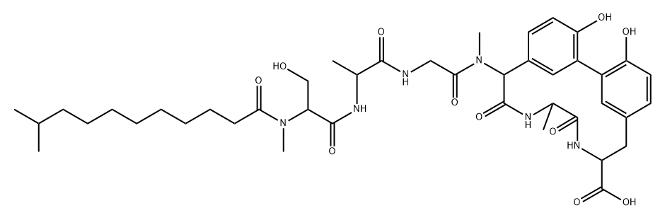 芳桥霉素 A2,459844-20-3,结构式