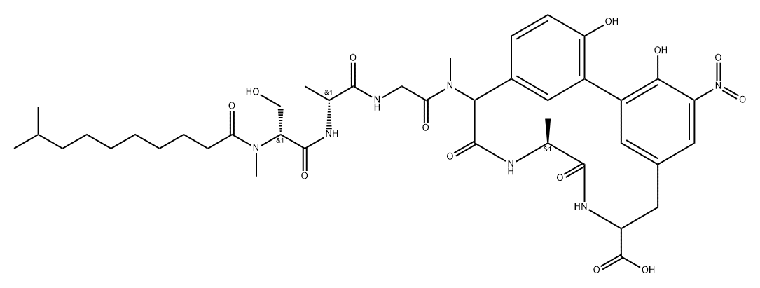 芳桥霉素 B1,459844-24-7,结构式