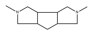 1H-Cyclopenta[1,2-c:3,4-c]dipyrrole,decahydro-2,5-dimethyl-,(3a-alpha-,3b-alpha-,6a-alpha-,7a-alpha-)-(9CI) 结构式