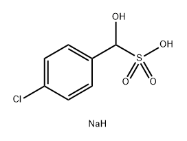 Benzenemethanesulfonic acid, 4-chloro-α-hydroxy-, sodium salt (1:1) Structure