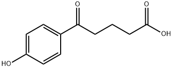 5-(4-HYDROXY-PHENYL)-5-OXO-VALERIC ACID 结构式