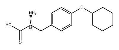 O-Cyclohexyl-D-tyrosine 结构式