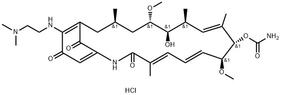 17-DMAG塩酸塩 化学構造式