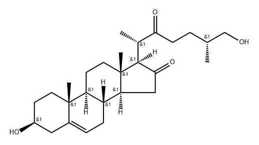 隐配质, 468-99-5, 结构式