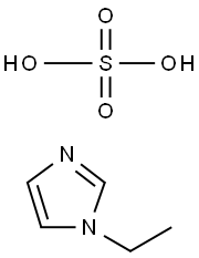 1-乙基咪唑硫酸氢盐 结构式