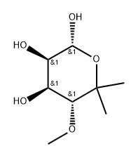 4-O-Methyl-5-C-methyl-6-deoxy-α-L-lyxo-hexopyranose|