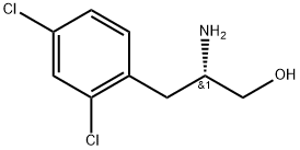 Benzenepropanol, β-amino-2,4-dichloro-, (βS)- Structure