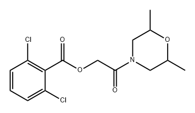 WAY-351892|2-(2,6-二甲基吗啉)-2-氧代乙基 2,6-二氯苯甲酸酯