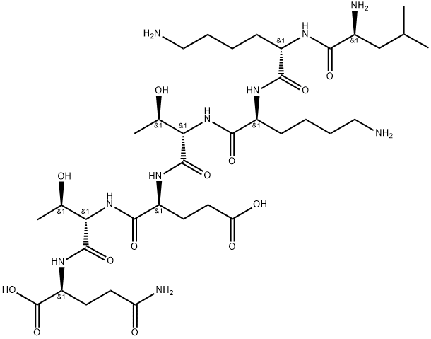 胸腺素调节蛋白多肽, 476014-70-7, 结构式