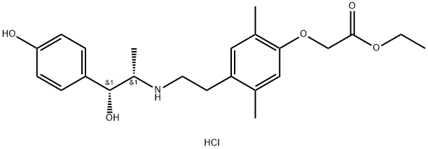 Ritobegron ethyl hydrochloride Structure