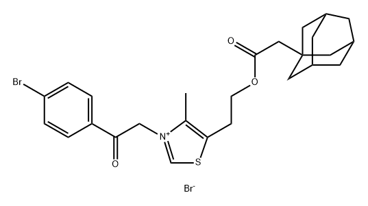 476410-69-2 Thiazolium, 3-[2-(4-bromophenyl)-2-oxoethyl]-4-methyl-5-[2-[(2-tricyclo[3.3.1.13,7]dec-1-ylacetyl)oxy]ethyl]-, bromide (1:1)