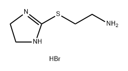 2-[(2-Imidazoline-2-yl)thio]ethanamine·2hydrobrominate Struktur