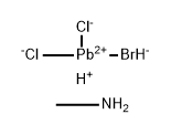 CH3NH3PbBrCl2
(MAPbBrCl2) 化学構造式