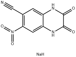 6-CYANO-7-NITROQUINOXALINE-2;3-DIONE DISODIUM,479347-85-8,结构式