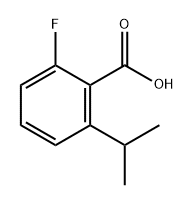 2-fluoro-6-(propan-2-yl)benzoic acid Structure