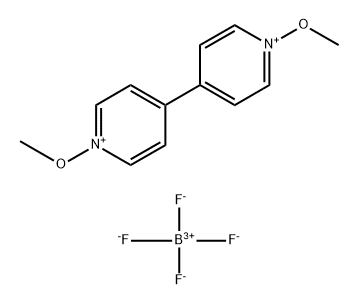 4,4'-Bipyridinium, 1,1'-dimethoxy-, tetrafluoroborate(1-) (1:2) 结构式