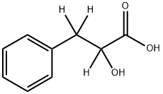 DL-3-phenyllactic Acid-d3 结构式