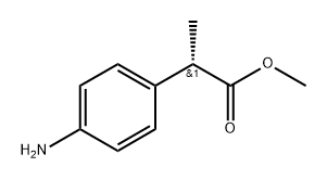 (ΑS)-(4-氨基苯基)-丙酸甲酯, 492445-76-8, 结构式