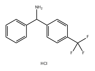 Phenyl(4-(trifluoromethyl)phenyl)methanamine hcl 化学構造式