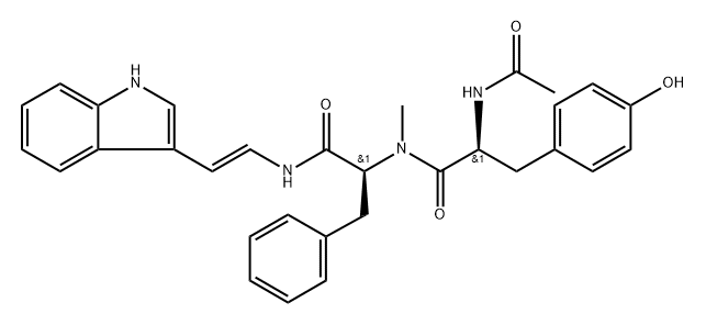 宫岛酰胺 B2, 497182-83-9, 结构式