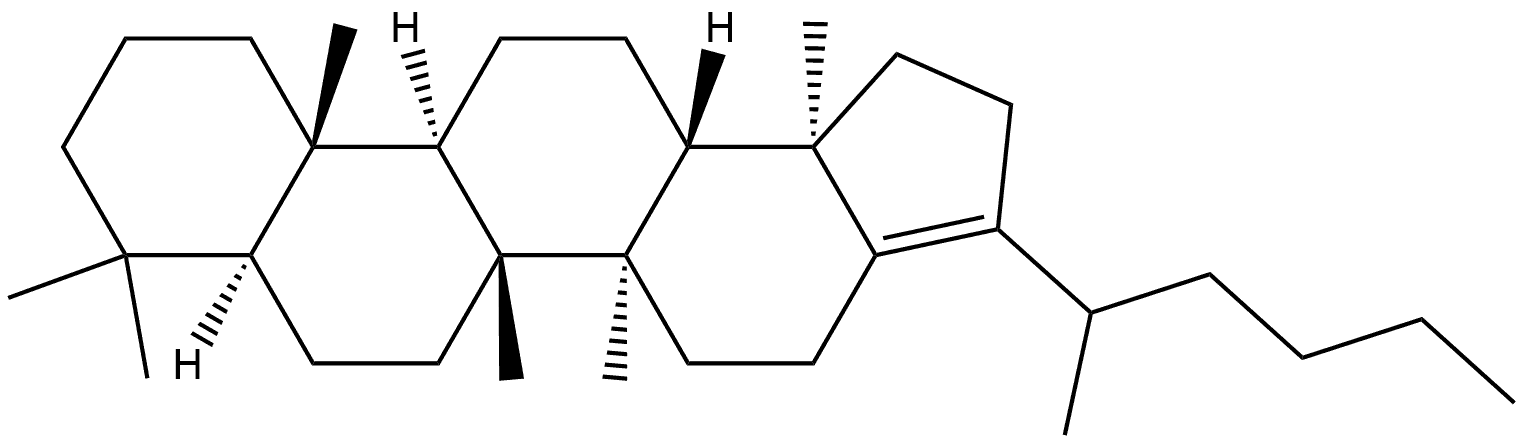 (22RS)-30-TRISHOMOHOP-17(21)-ENE 结构式