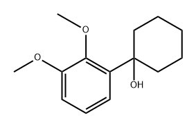 1-(2,3-dimethoxyphenyl)cyclohexanol Structure