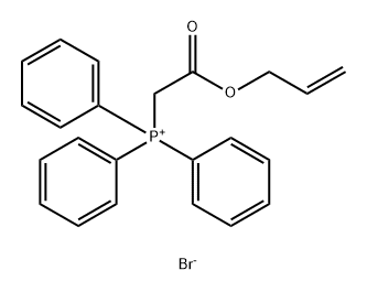 Phosphonium, [2-oxo-2-(2-propen-1-yloxy)ethyl]triphenyl-, bromide (1:1) Structure