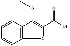 3-(methylthio)benzo[b]thiophene-2-carboxylic acid Structure