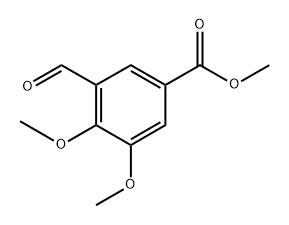Methyl 3-formyl-4,5-dimethoxybenzoate Structure
