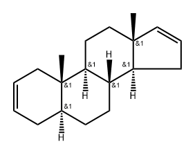 Androsta-2,16-diene, (5α)- 结构式