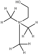 Ethanaminium, 2-hydroxy-N,N,N-tri(methyl-d3)- (9CI) 化学構造式