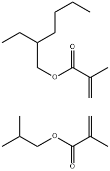 2-Propanoic acid, 2-methyl-, 2-ethylhexyl ester, polymer with 2-methylpropyl 2-methyl-2-propenoate|甲基丙烯酸异丁酯、甲基丙烯酸异辛基酯的聚合物