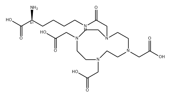 Lysine-DOTA Struktur