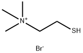 Ethanaminium, 2-mercapto-N,N,N-trimethyl-, bromide (1:1) Structure