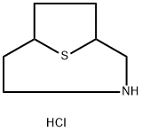 9-thia-3-azabicyclo[4.2.1]nonane hydrochloride Structure