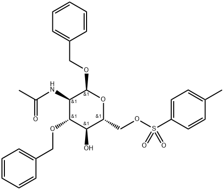 α-D-Glucopyranoside, phenylmethyl 2-(acetylamino)-2-deoxy-3-O-(phenylmethyl)-, 6-(4-methylbenzenesulfonate)