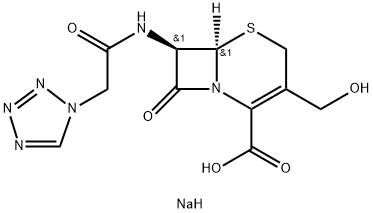 头孢唑林3-羟甲基杂质钠盐,50971-65-8,结构式