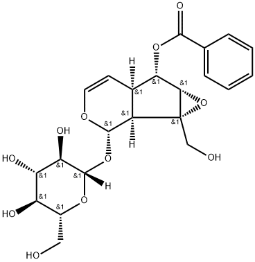 [(1aS)-6α-Benzoyloxy-1a,1bα,2,5aα,6,6aβ-hexahydro-1a-hydroxymethyloxireno[4,5]cyclopenta[1,2-c]pyran-2α-yl]β-D-glucopyranoside
